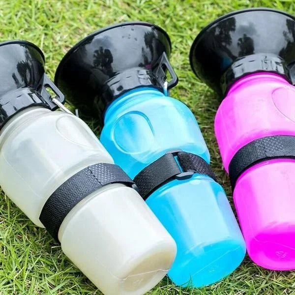 500ml extérieur Portable chien bouteille d'eau Extrusion grand chien voyage tasse d'eau potable mangeoire d'eau bol pour chien chat