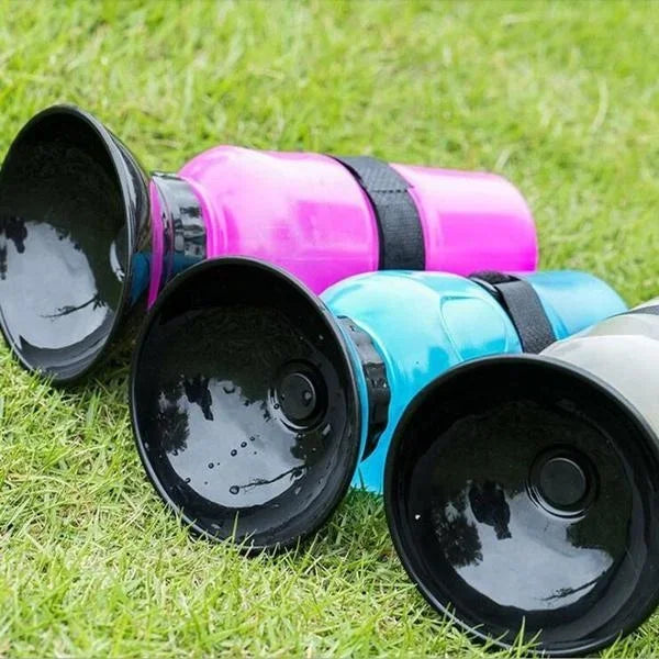 500ml extérieur Portable chien bouteille d'eau Extrusion grand chien voyage tasse d'eau potable mangeoire d'eau bol pour chien chat