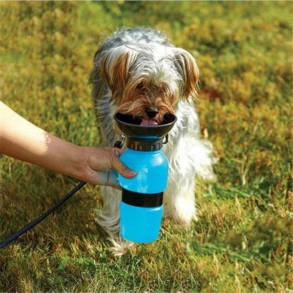 500ml extérieur Portable chien bouteille d'eau Extrusion grand chien voyage tasse d'eau potable mangeoire d'eau bol pour chien chat