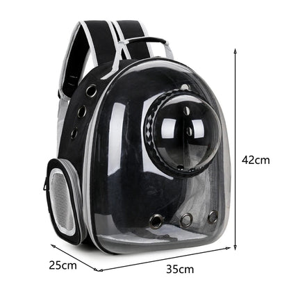Sac de Transport pour animaux de compagnie, sacs à dos style spatial , respirant, Portable, Transparent, pour chat er chien.