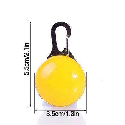 Lampe LED suspendue pour chien et chat, accessoires lumineux pour rendre le collier lumineux.
