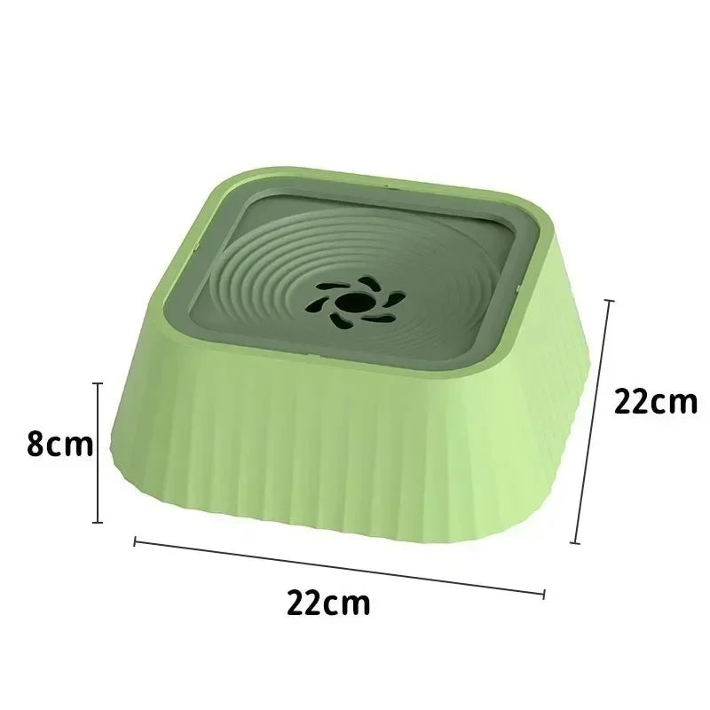 Fontaine d'eau pour animaux de compagnie avec plaques flottantes, bol d'eau sans déversement pour chien, anti-éclaboussures.
