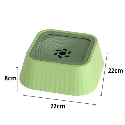 Fontaine d'eau pour animaux de compagnie avec plaques flottantes, bol d'eau sans déversement pour chien, anti-éclaboussures.