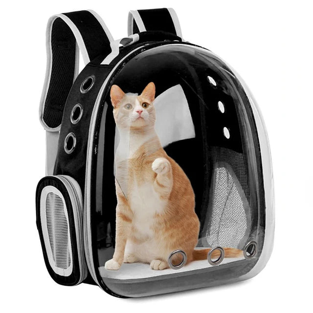 Sac de Transport pour animaux de compagnie, sacs à dos style spatial , respirant, Portable, Transparent, pour chat er chien.