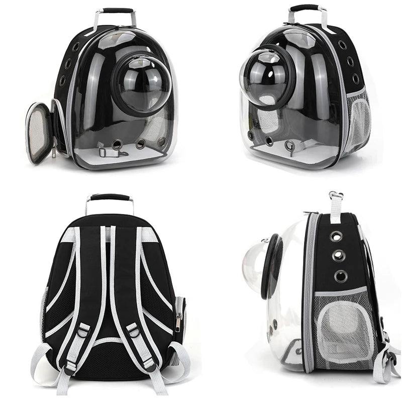 Sac de Transport pour animaux de compagnie, sacs à dos style spatial , respirant, Portable, Transparent, pour chat er chien.