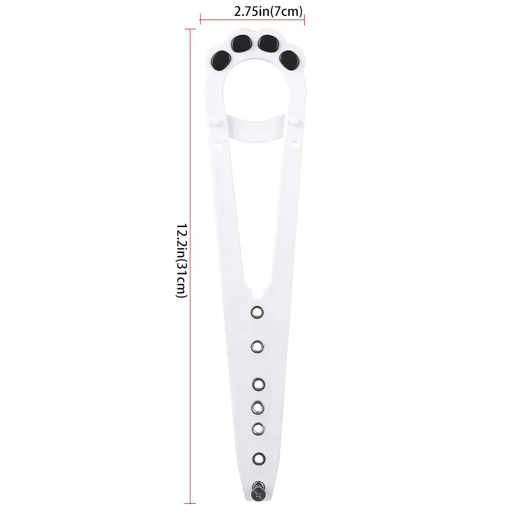 Loquet de support de porte pour chats et chiens, serrure de porte élastique et réglable.