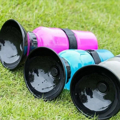 500ml extérieur Portable chien bouteille d'eau Extrusion grand chien voyage tasse d'eau potable mangeoire d'eau bol pour chien chat