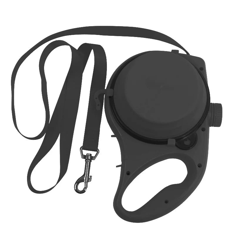 Laisse multifonctions 3 en 1 portable pour animaux de compagnie, 3 en 1, livré avec une bouteille d'eau. 3 modèle aux choix, laisse pour animaux de compagnie.