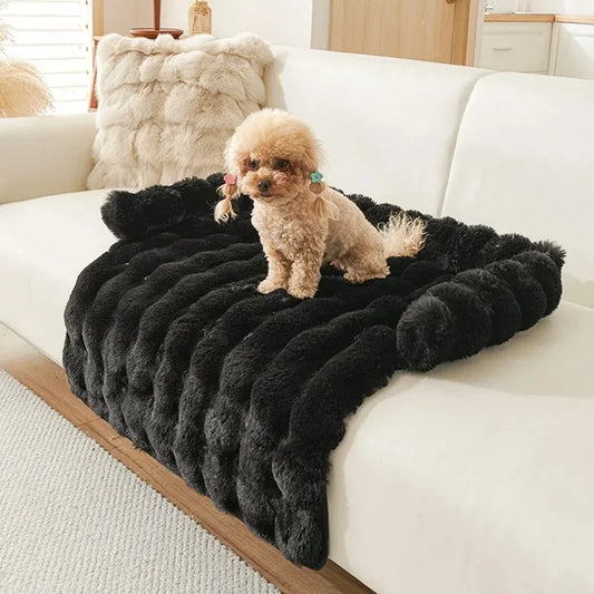 Dessus de lits pour grand et petit chien ou chat. Qualité tout douce avec un grand coussin intégré.,