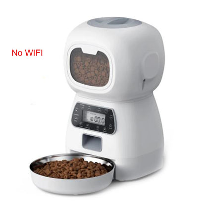 Mangeoire intelligent pour animaux de compagnie. Distributeur automatique ou non de nourriture pour chat et chien. Adapté aux chats et chiens de petite et moyenne taille, alimentation à distance via l'application.