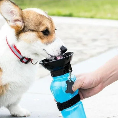 500ml extérieur Portable chien bouteille d'eau Extrusion grand chien voyage tasse d'eau potable mangeoire d'eau bol pour chien chat