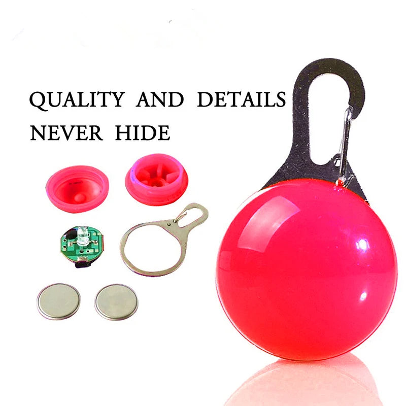 Lampe LED suspendue pour chien et chat, accessoires lumineux pour rendre le collier lumineux.