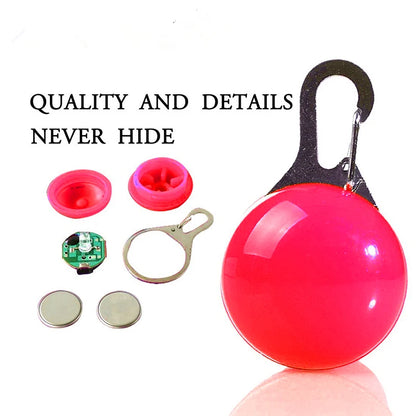 Lampe LED suspendue pour chien et chat, accessoires lumineux pour rendre le collier lumineux.